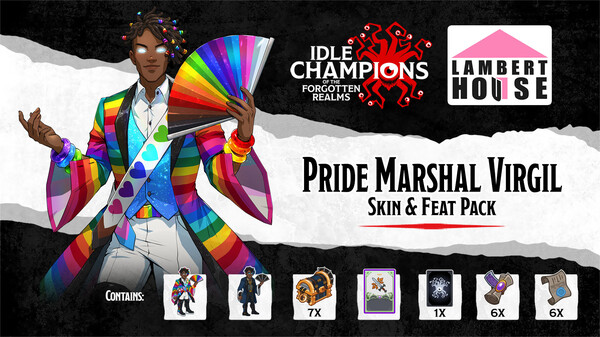 Idle Champions - Pride Marshal Virgil Skin & Feat Pack for steam Idle Champions - Pride Marshal Virgil Skin & Feat Pack for steam