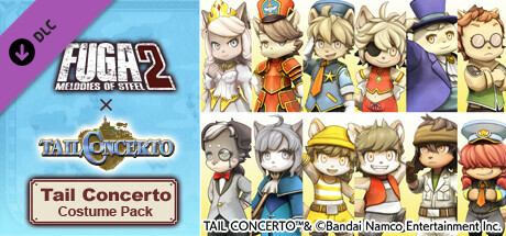 fuga: melodies of steel 2 - tail concerto costume pack vertical card thumbnail