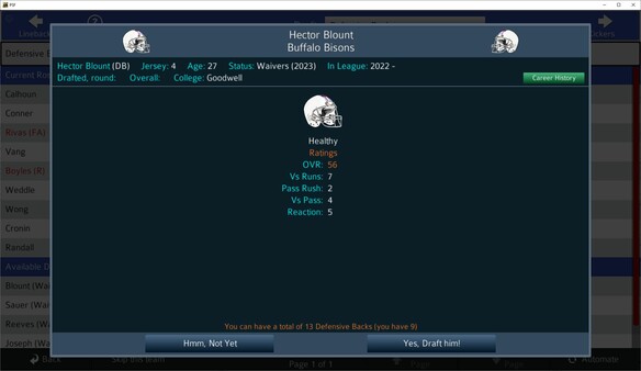 Скриншот из Pro Strategy Football 2024