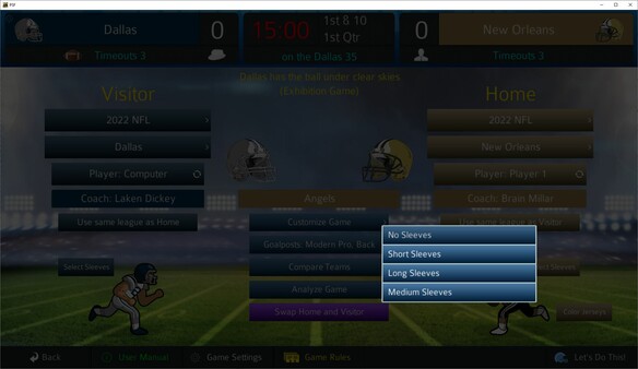 Скриншот из Pro Strategy Football 2024