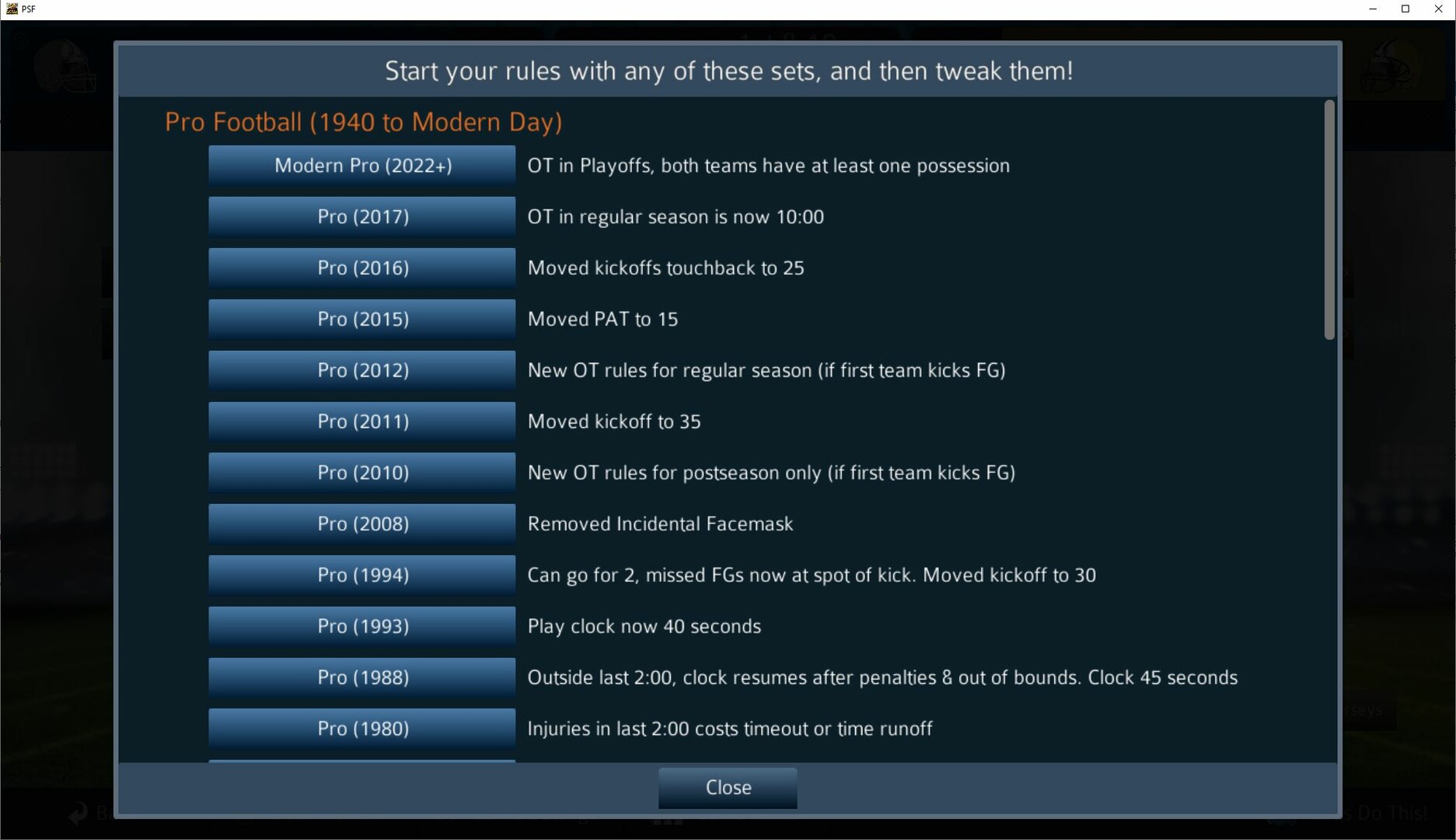 Pro Strategy Football 2024 #25