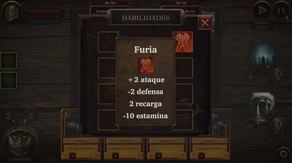 Скриншот из El Norte Salvaje, Juego De Cartas RPG