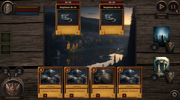 Скриншот из El Norte Salvaje, Juego De Cartas RPG