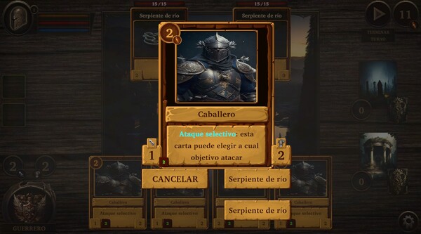 Скриншот из El Norte Salvaje, Juego De Cartas RPG