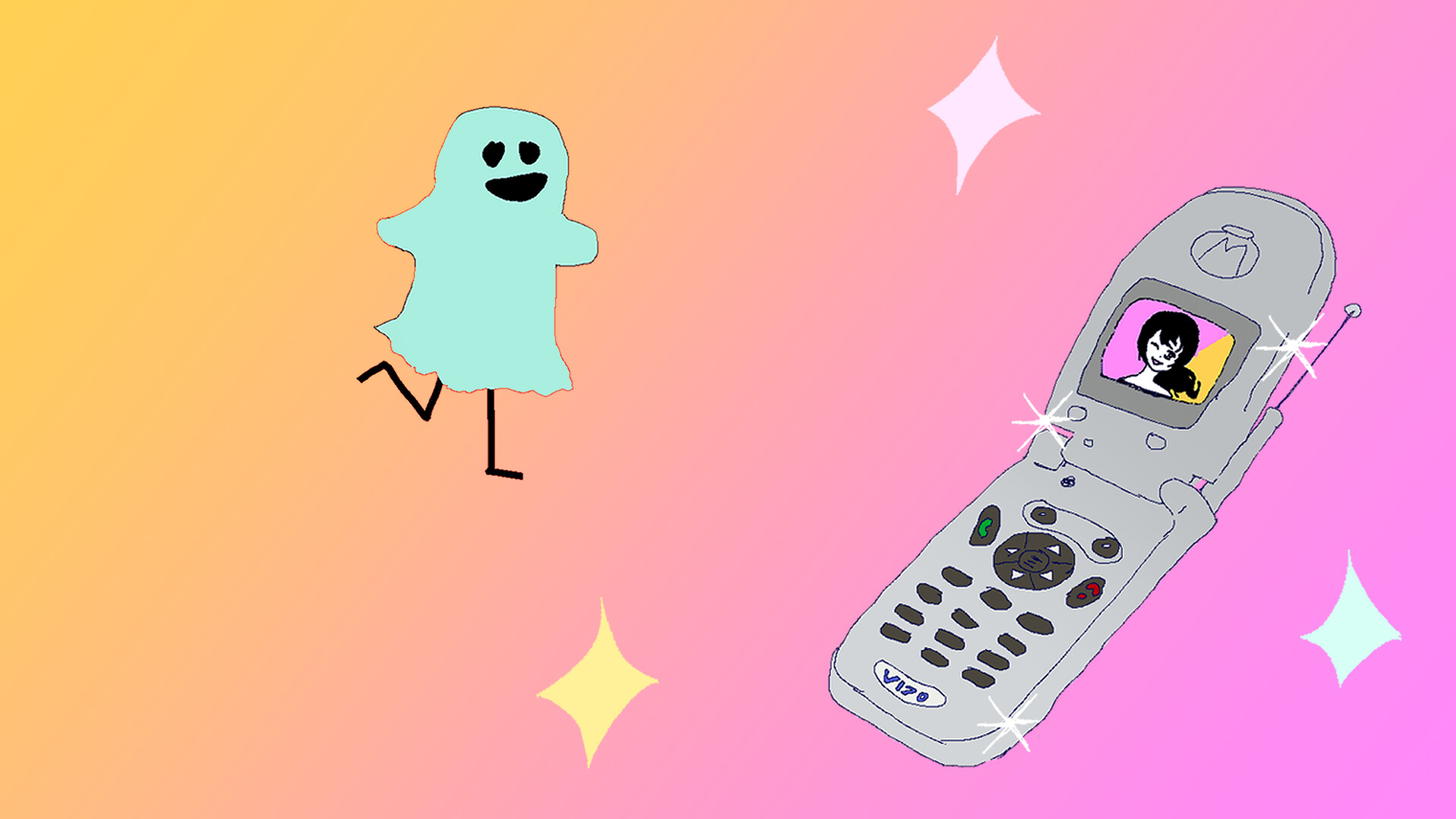 HFTGOOM - Donation Wallpaper - Sparkling Ghost PC gameplay screenshot 3 of 3