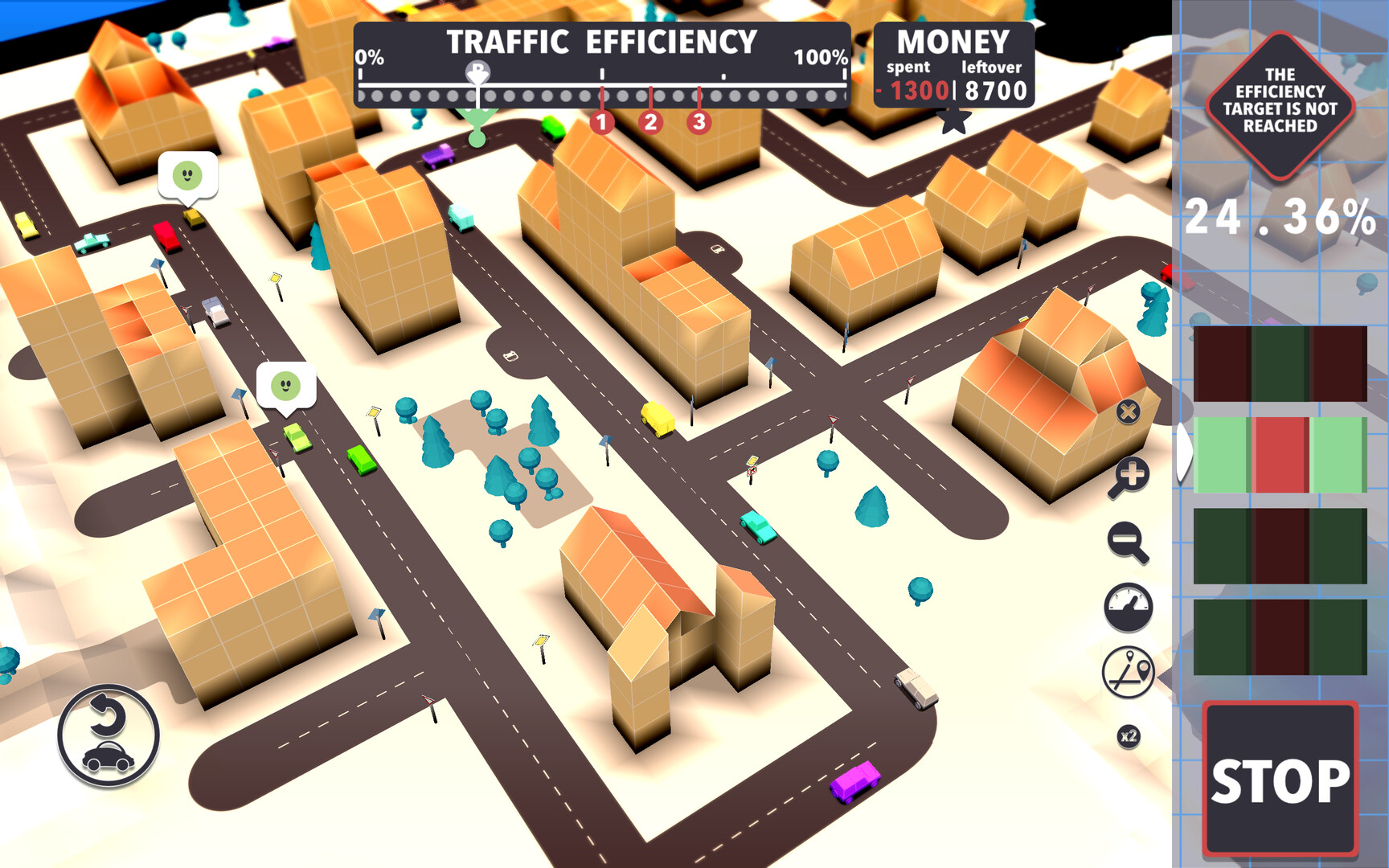 Gridlock Buster Traffic Control Game