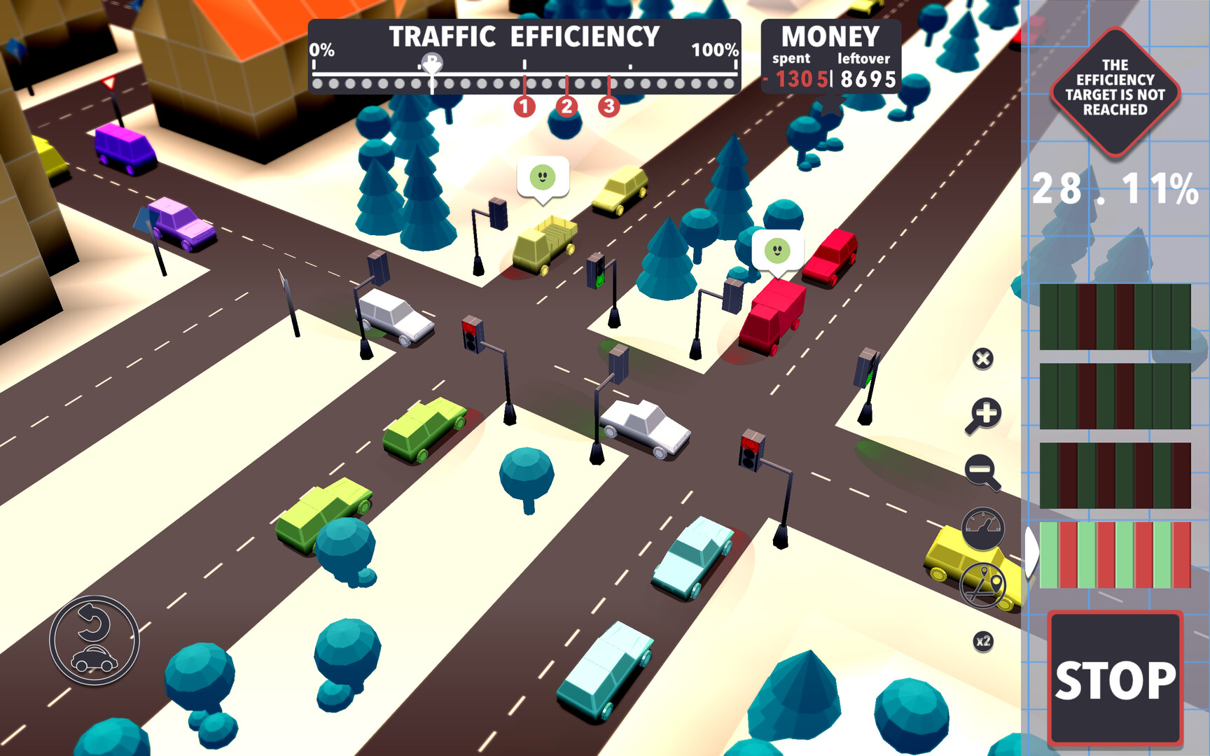 Gridlock Buster Traffic Control Game