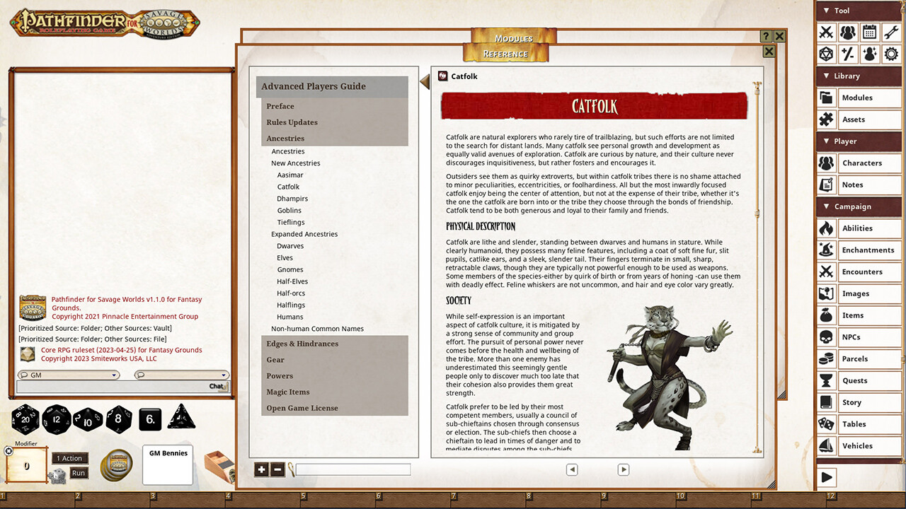 Fantasy Grounds - Pathfinder For Savage Worlds: Advanced Player's Guide ...