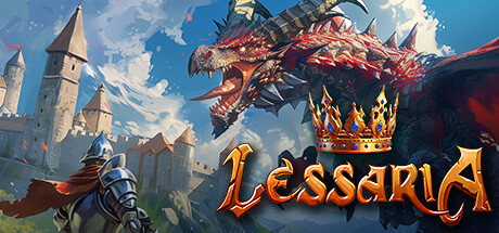 Steam header art for Lessaria: Fantasy Kingdom Sim