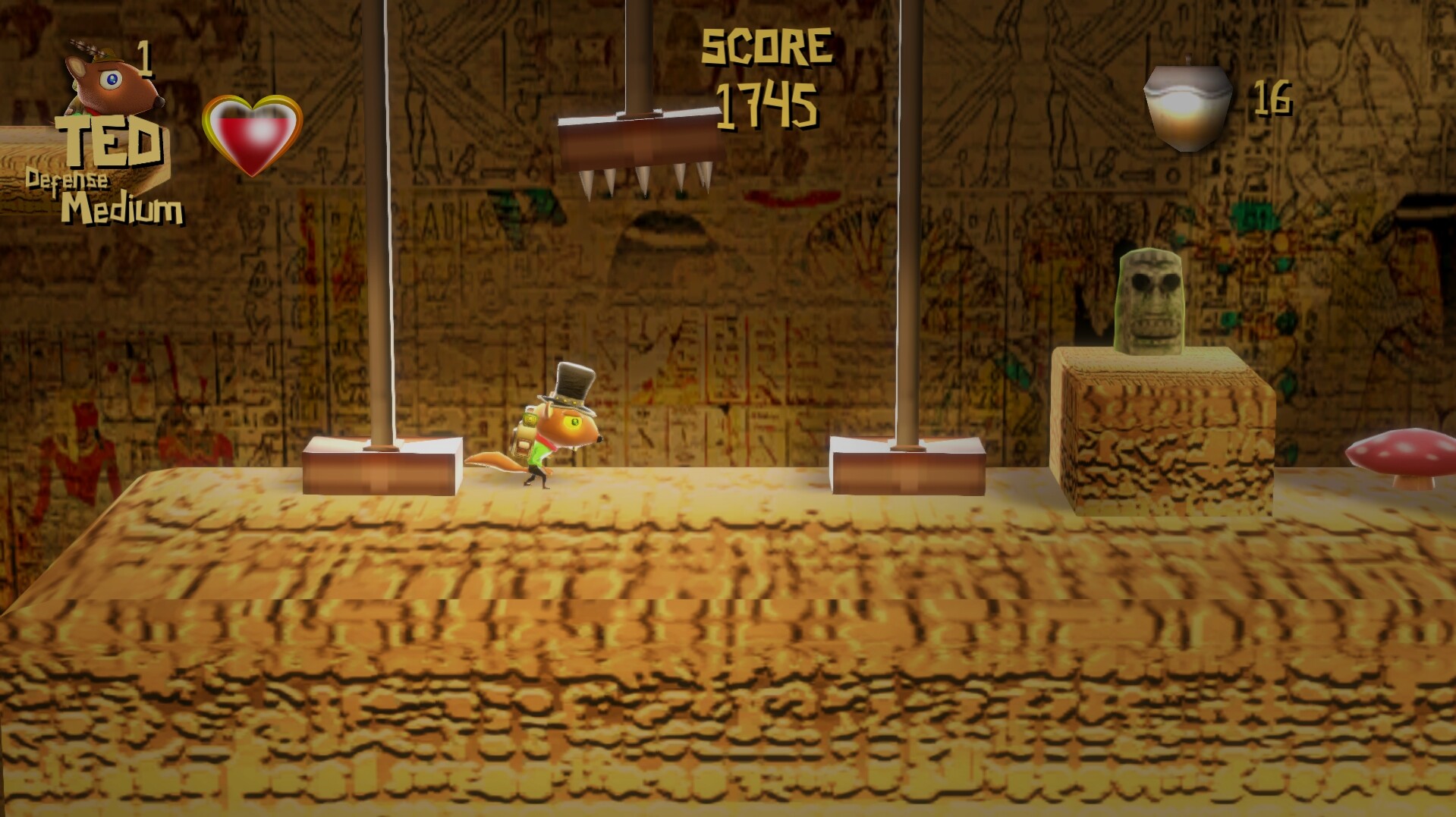 The Adventure of TED  and the lost magic crystals screenshot 1