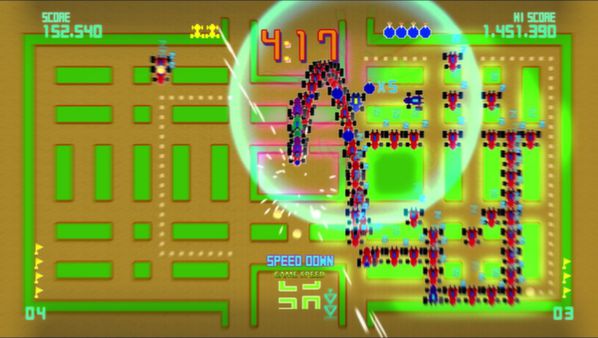 скриншот Pac-Man Championship Edition DX+: Rally-X Skin 1