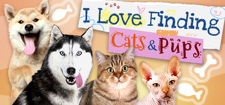 I Love Finding Cats & Pups Cover Image