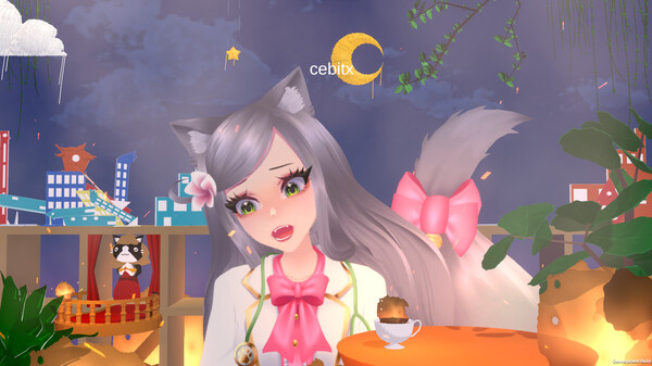 Скриншот из Stream Environments: Cat Cafe