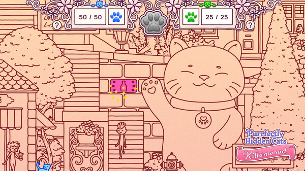 Скриншот из Purrfectly Hidden Cats - Kittenwood
