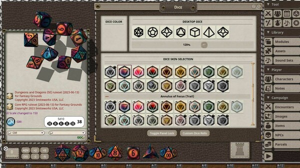 Fantasy Grounds - Annulus of Focus Dice Pack for steam