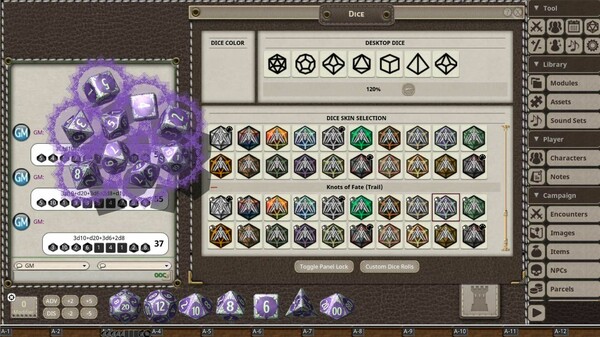 Fantasy Grounds - Knots of Fate Dice Pack for steam