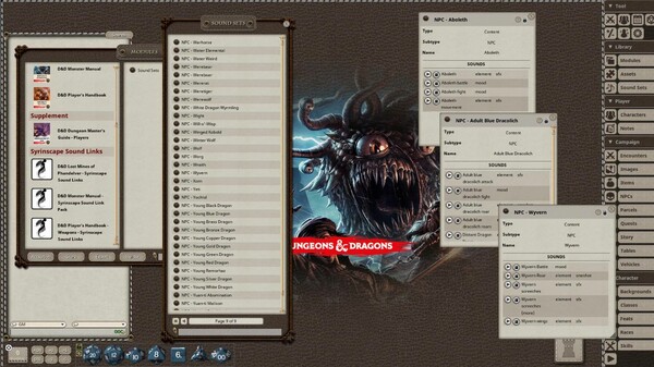 Fantasy Grounds - D&D Monster Manual - Syrinscape Sound Link Pack for steam Fantasy Grounds - D&D Monster Manual - Syrinscape Sound Link Pack for steam