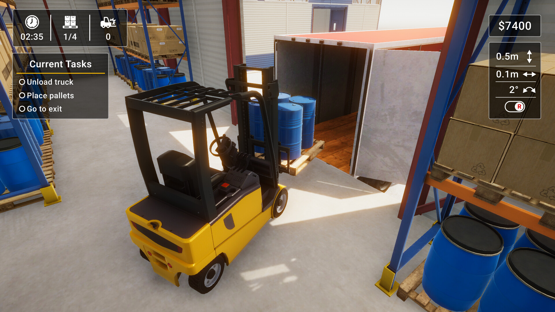 Forklift Simulator 2023 on Steam