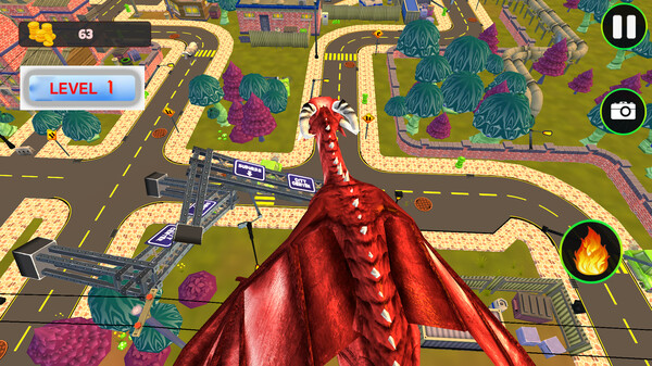 Скриншот из Fly Fly Dragon!