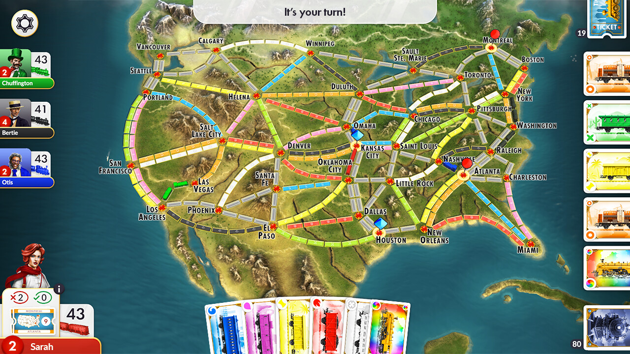 Ticket to Ride screenshot 1