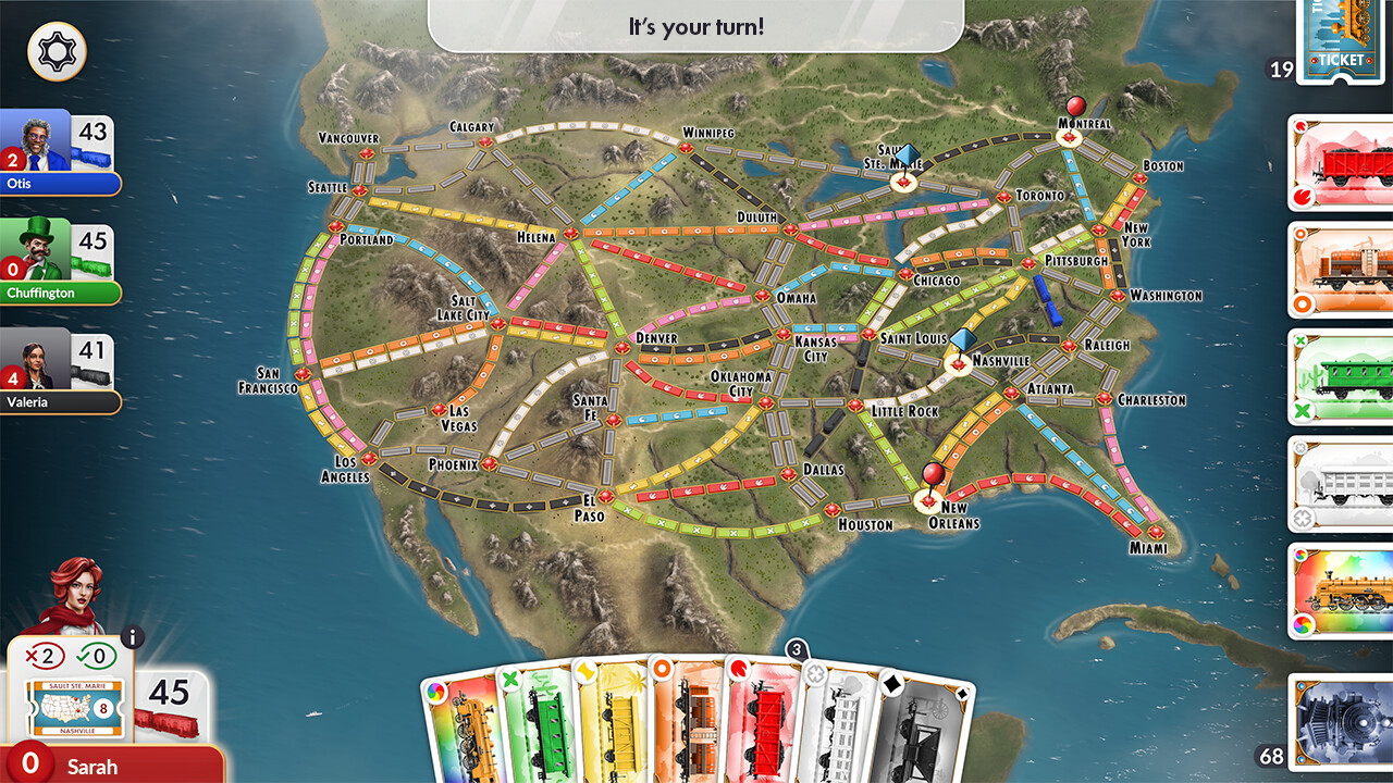 Find the best laptops for Ticket to Ride