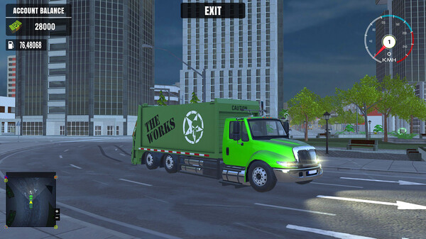 Скриншот из Garbage Truck Driving Simulator