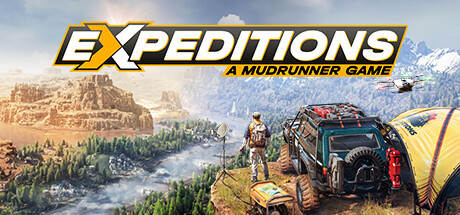 Steam header art for Expeditions: A MudRunner Game