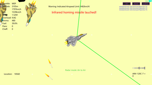 2D Dogfight - Lord of Sky