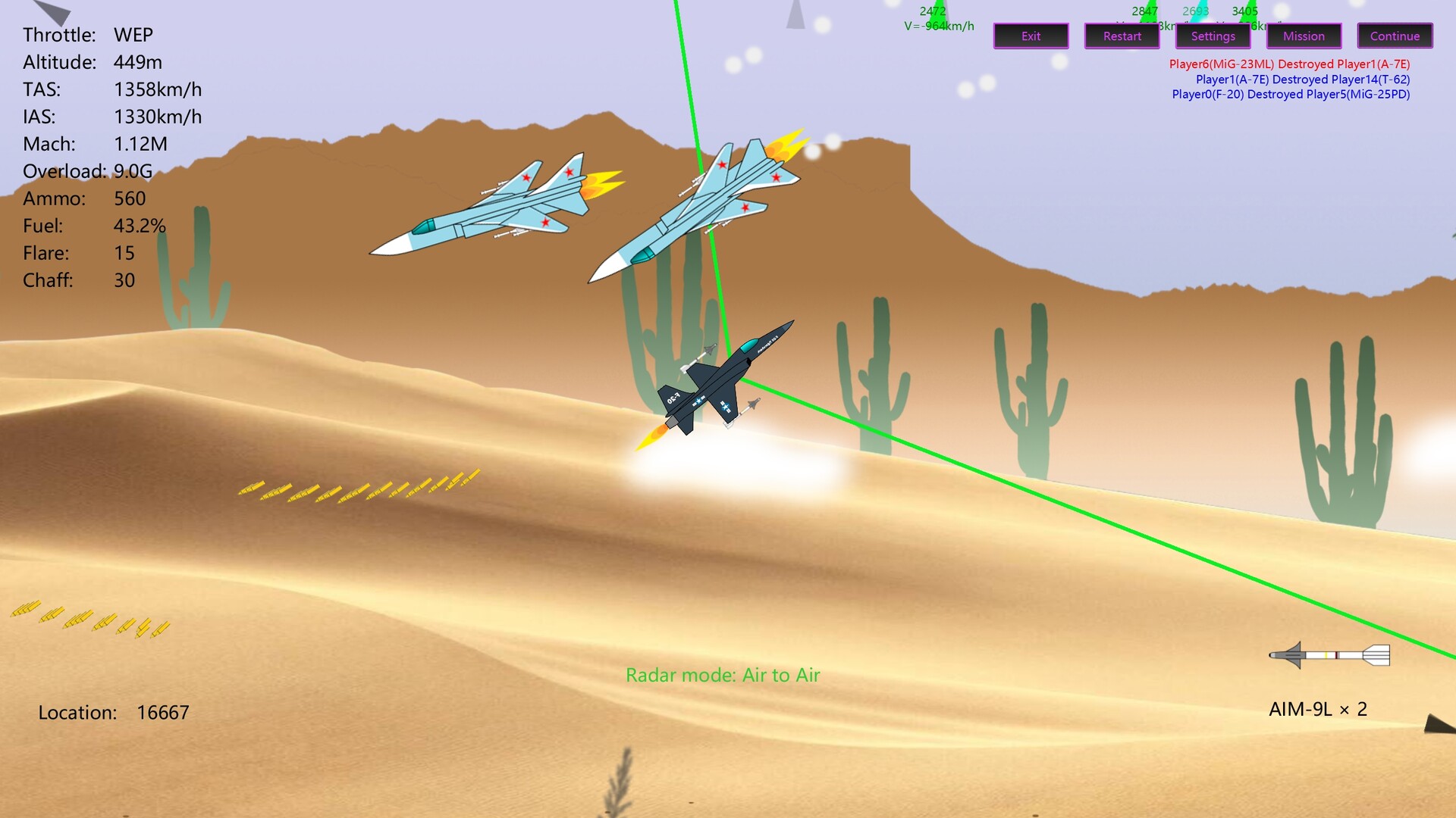 2D Dogfight - Lord of Sky PC gameplay screenshot 2 of 5