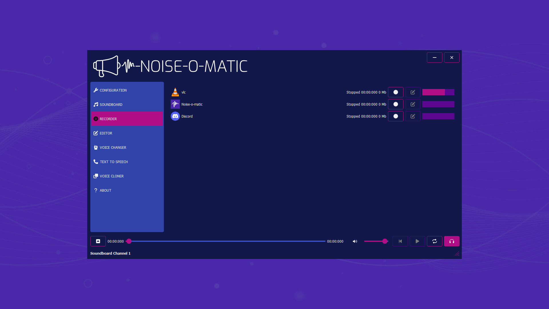 Noise-o-matic screenshot thumbnail screenshot 2