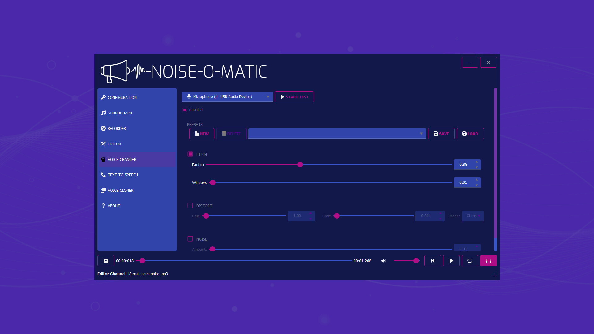 Noise-o-matic screenshot thumbnail screenshot 4