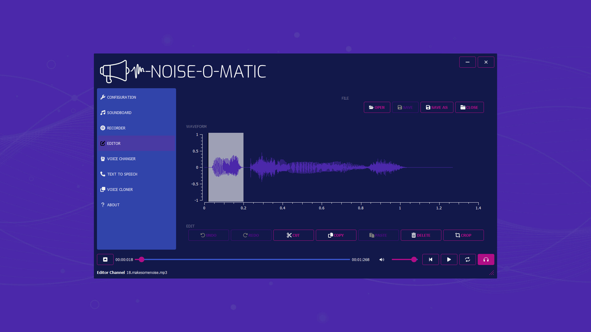 Noise-o-matic screenshot thumbnail screenshot 3
