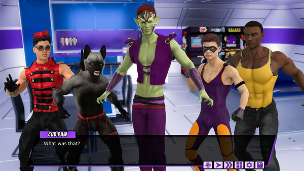 Скриншот из The Coming End: Fresh Force Frustrations (A Gay Superhero Visual Novel)