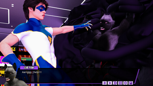 Скриншот из The Coming End: Fresh Force Frustrations (A Gay Superhero Visual Novel)