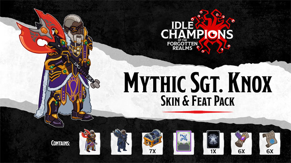 Idle Champions - Mythic Sgt. Knox Skin & Feat Pack