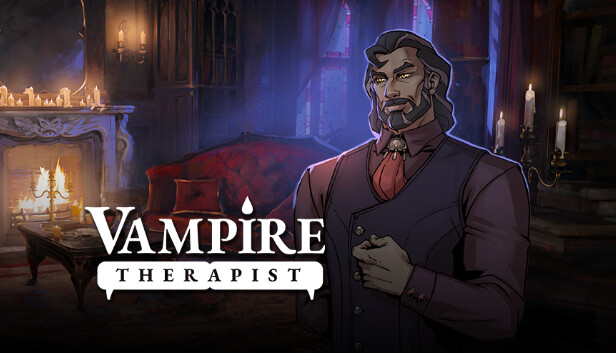 Imagen de la cápsula de "Vampire Therapist" que utilizó RoboStreamer para las transmisiones en Steam