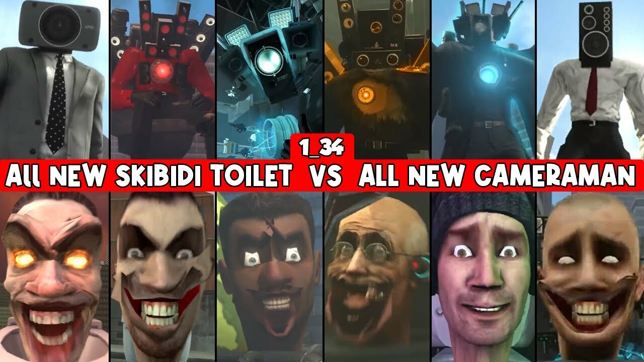 Testando os Melhores Jogos do Skibidi Toilet 🧔🔫🚽 