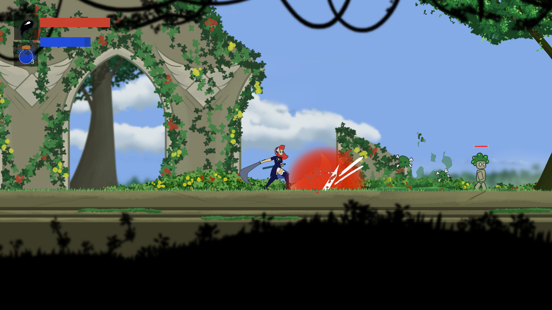 White Flame Inna: Daughter of the Void screenshot 1