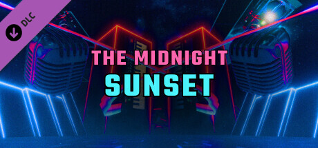 synth riders: the midnight - "sunset" vertical card thumbnail