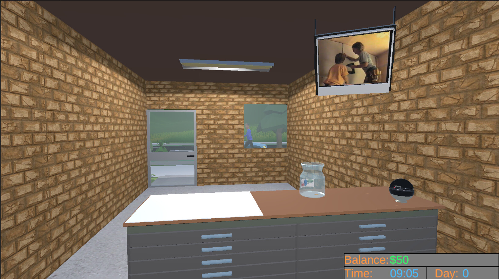 Paint Desk Simulator screenshot 1