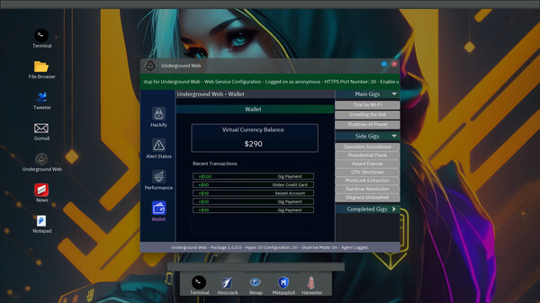 Скриншот из Anonymous Hacker Simulator: Prologue