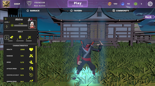 Ninja game for Linux 1