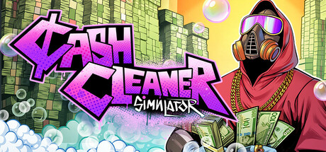Steam header art for Cash Cleaner Simulator