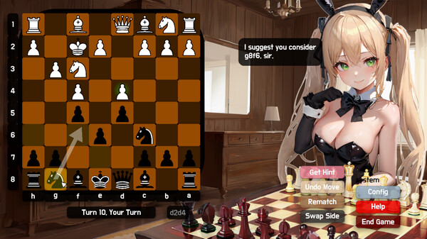 Play Chess with Lady Bongcloud game for Linux 1