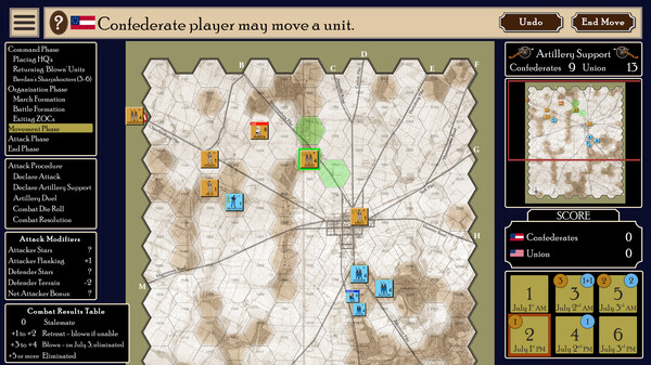 RBM Studio's Gettysburg game for Linux 1