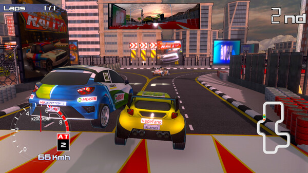 Скриншот из Rally Rock 'N Racing