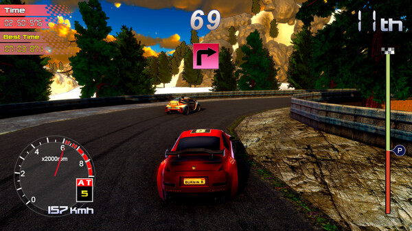 Скриншот из Rally Rock 'N Racing