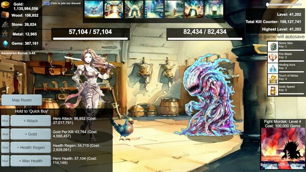 Скриншот из Heros and Monsters: Idle Incremental