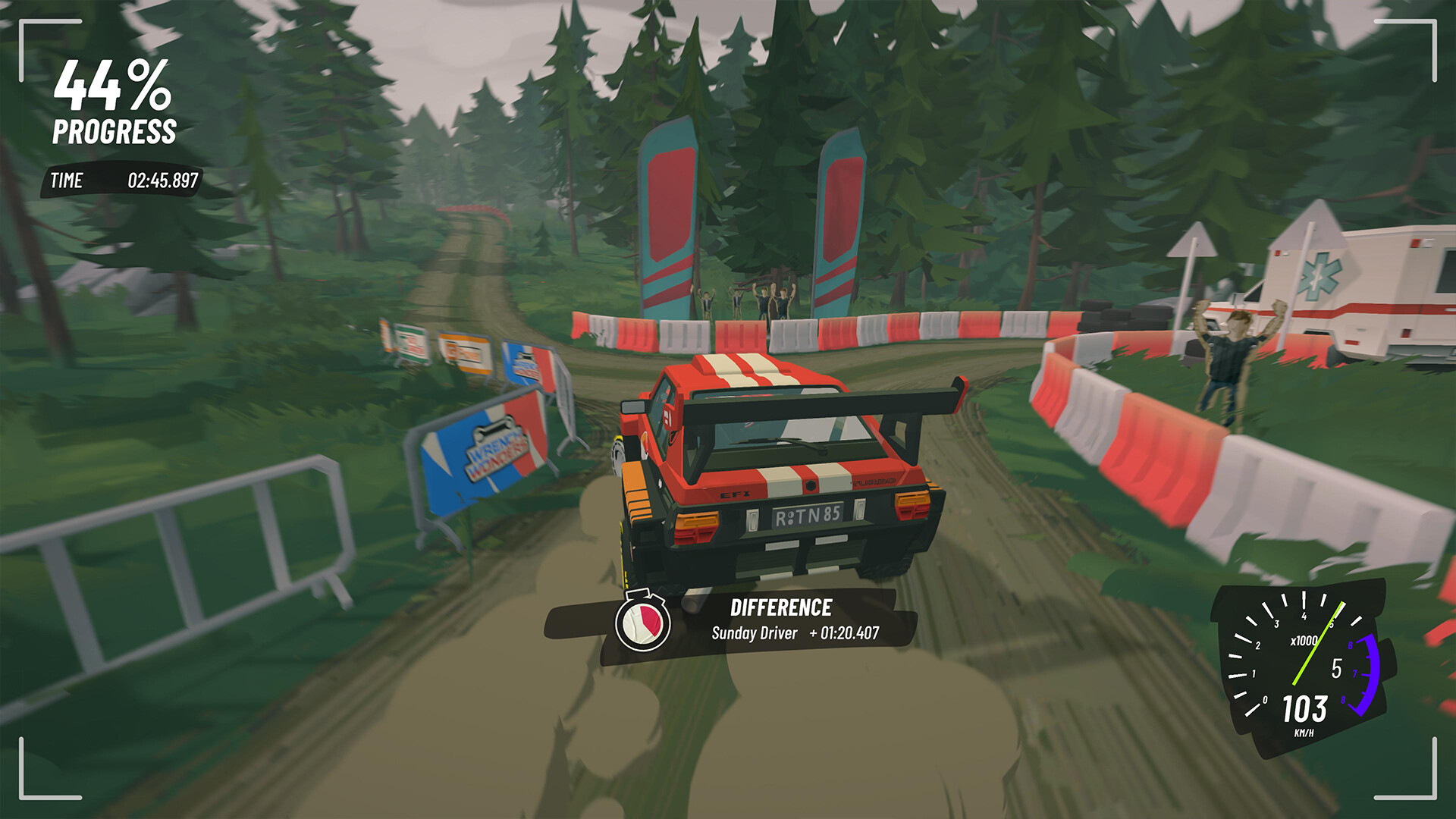 screenshot of #DRIVE Rally 1