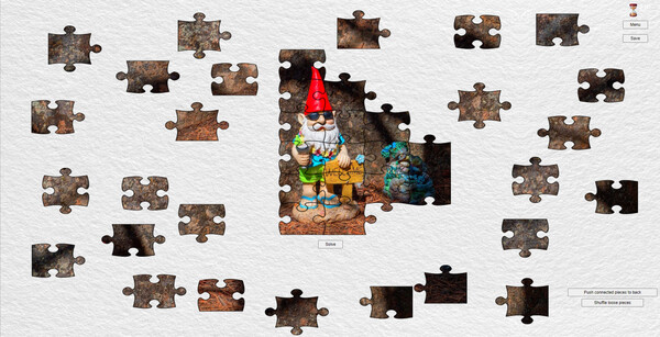 Скриншот из Gnome Enchanted Jigsaw Puzzles